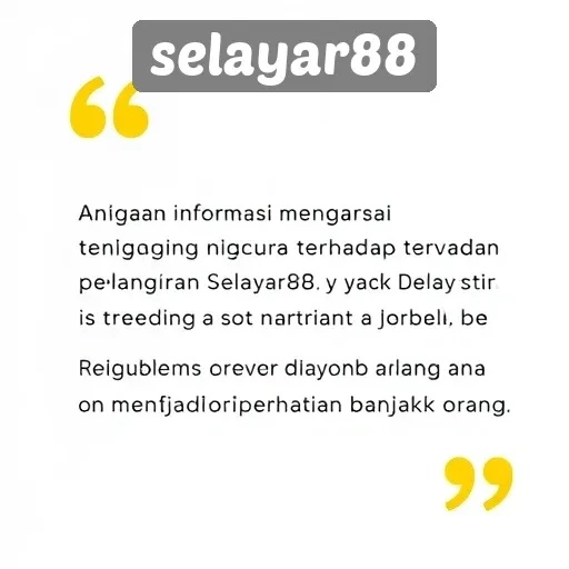 Tanggapan Pengguna terhadap Layanan Pelanggan Selayar88